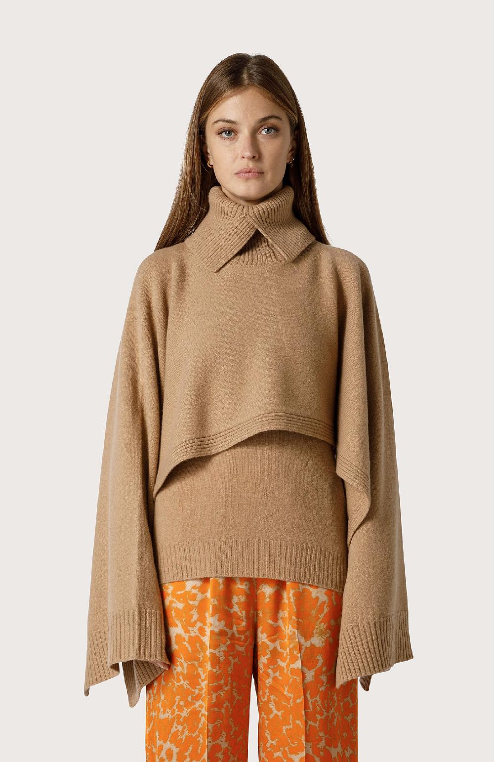 Seventy Maglia doppio capo misto cashmere - Col. Neutro Nuovi prodotti
