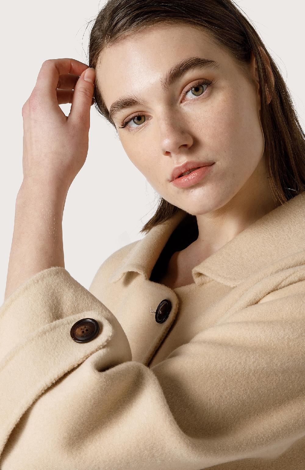 Seventy Cappotto in panno double - Col. Neutro Offerte stagionali