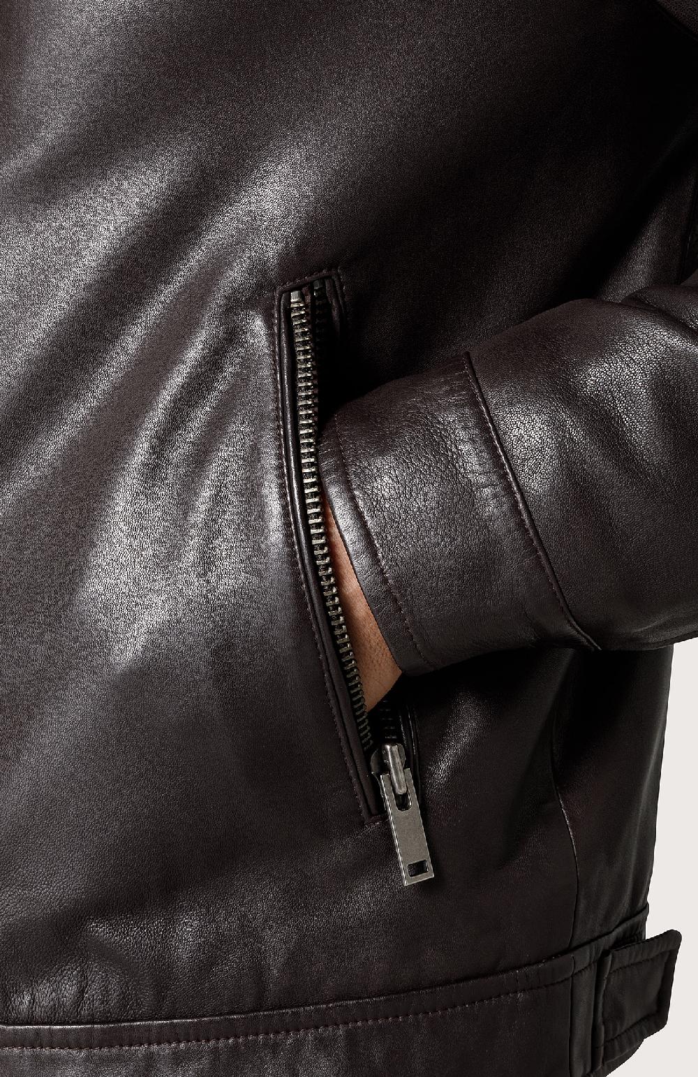 Seventy Bomber in nappa - Col. Marrone Liquidazione