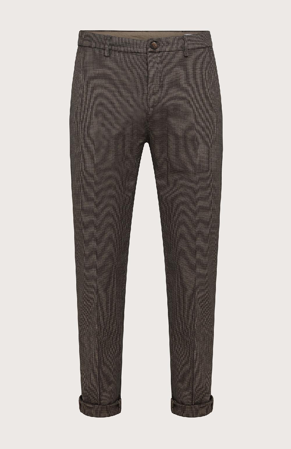 Seventy Pantalone chino in lana stretch - Col. Marrone Ultimi tre giorni