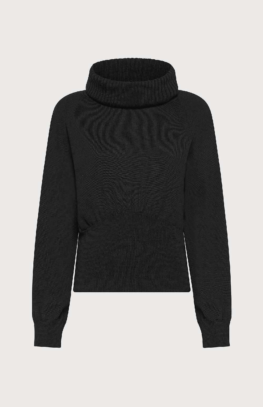 Seventy Maglia modal con collo ad anello - Col. Nero Latest stili