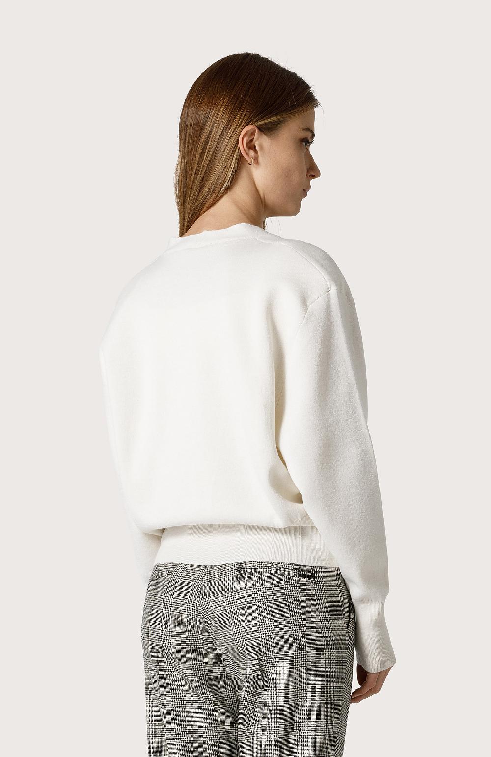 Seventy Twin set in misto lana - Col. Bianco Offerta speciale della fabbrica