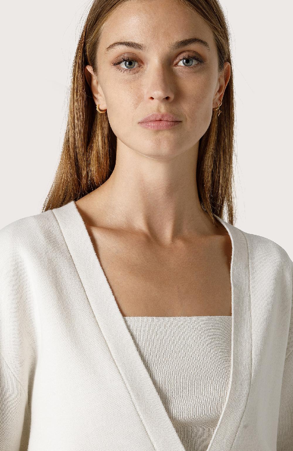 Seventy Twin set in misto lana - Col. Bianco Offerta speciale della fabbrica