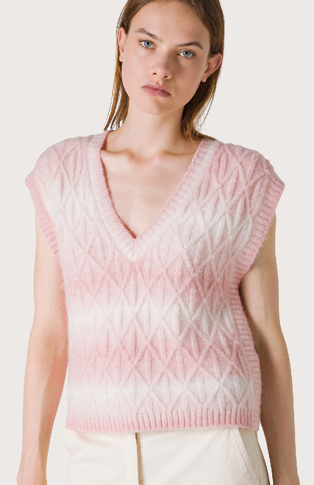 Seventy Maglia poncho - Col. Rosa Fino al 55% di sconto