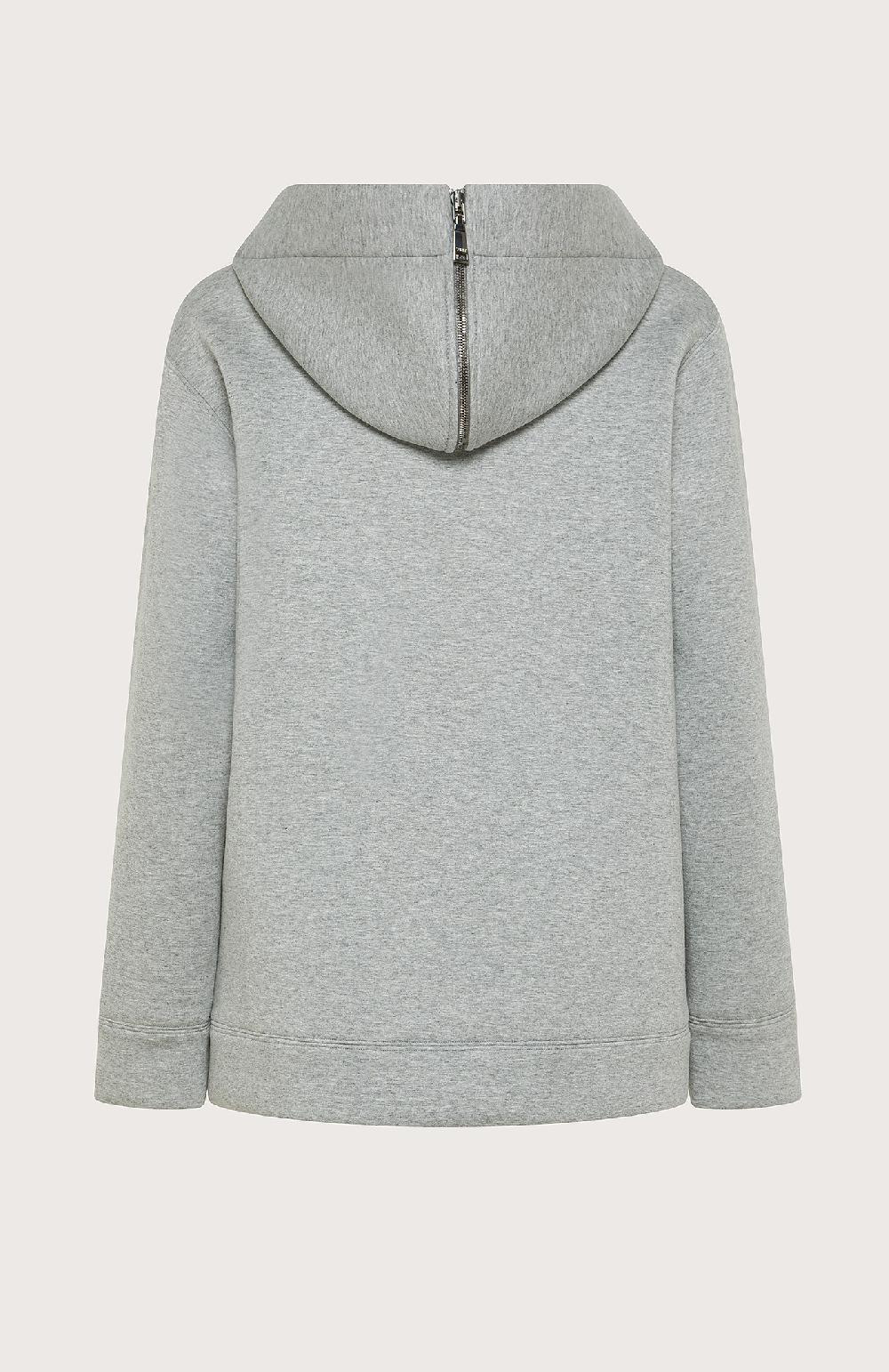 Seventy Felpa in neoprene con cappuccio separabile - Col. Grigio Vendita