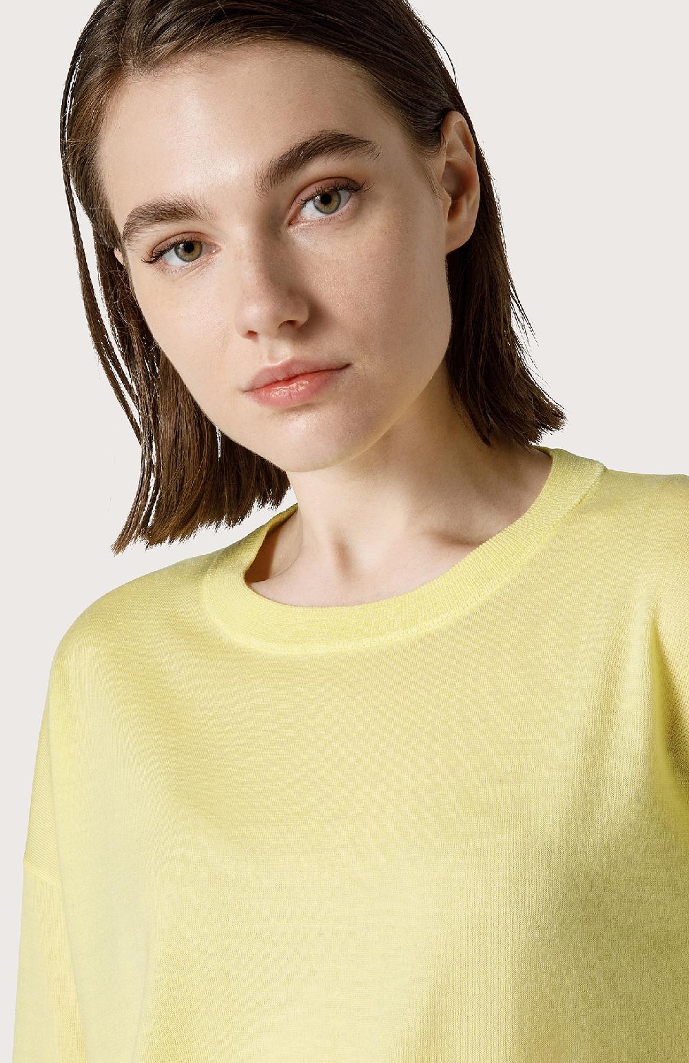 Seventy Maglia in merinos sottile - Col. Giallo Qualità Garantita