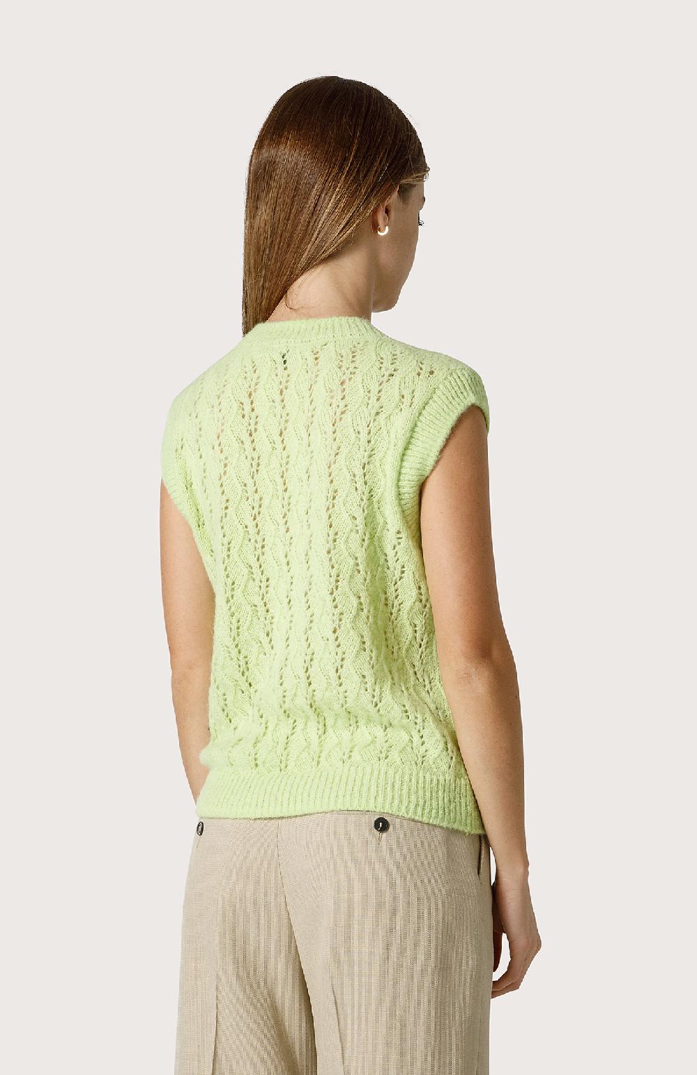 Seventy Gilet in alpaca stretch - Col. Giallo Acquista Ora