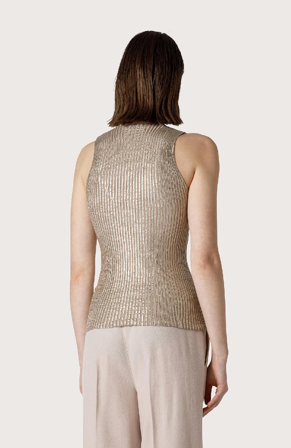 Seventy Gilet in viscosa laminata - Col. Giallo Affare Del Giorno