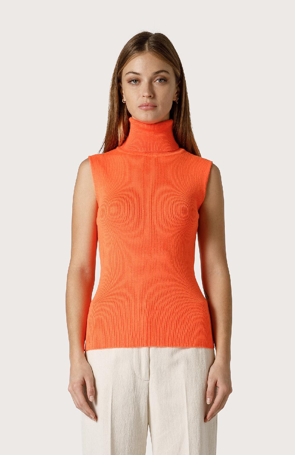 Seventy Maglia ciclista in misto lana - Col. Arancione Offerte