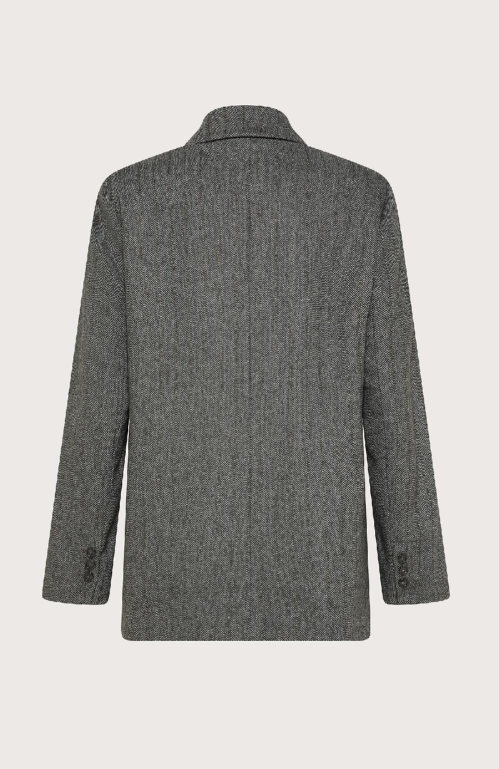 Seventy Giacca doppiopetto in misto lana gessata lurex - Col. Grigio Spedizione gratuita