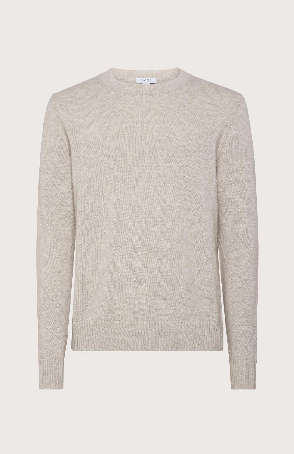 Seventy Maglia in misto cashmere - Col. Bianco Grande vendita