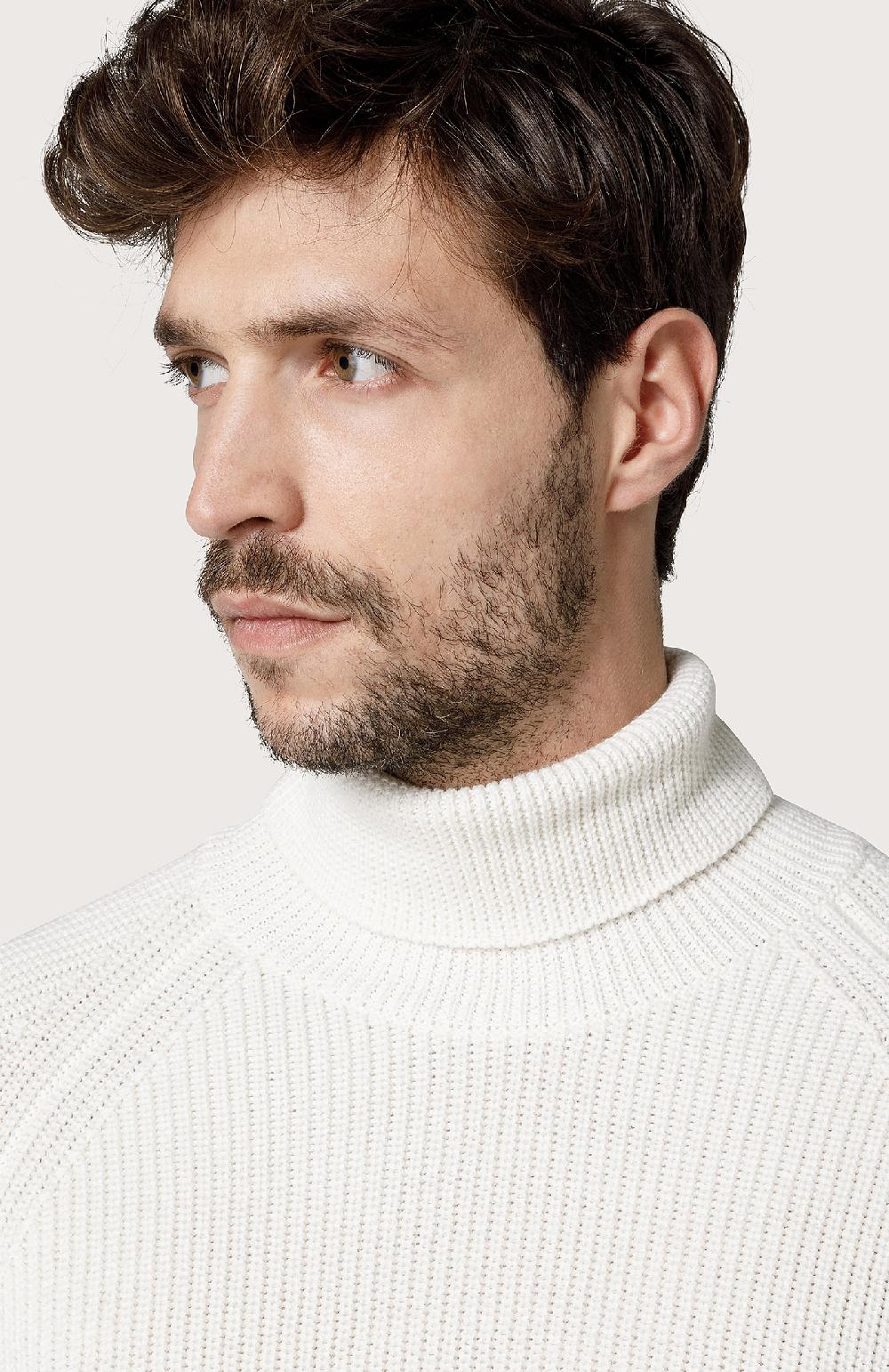 Seventy Dolcevita con manica raglan - Col. Bianco Flash Sale