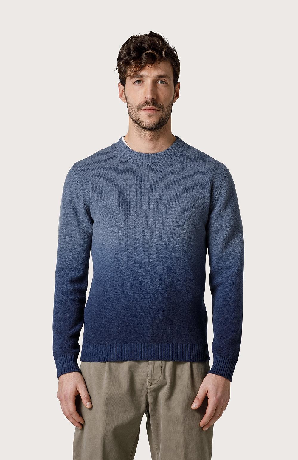 Seventy Maglia girocollo sfumato - Col. Blu Offerta esclusiva