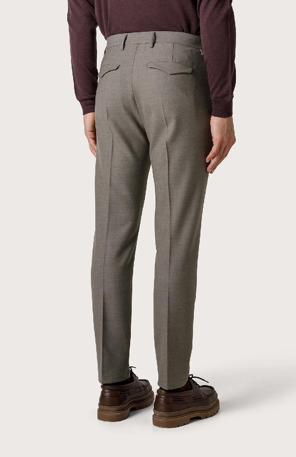 Seventy Pantalone chino in lana stretch - Col. Marrone Offerta Giorno del Papà