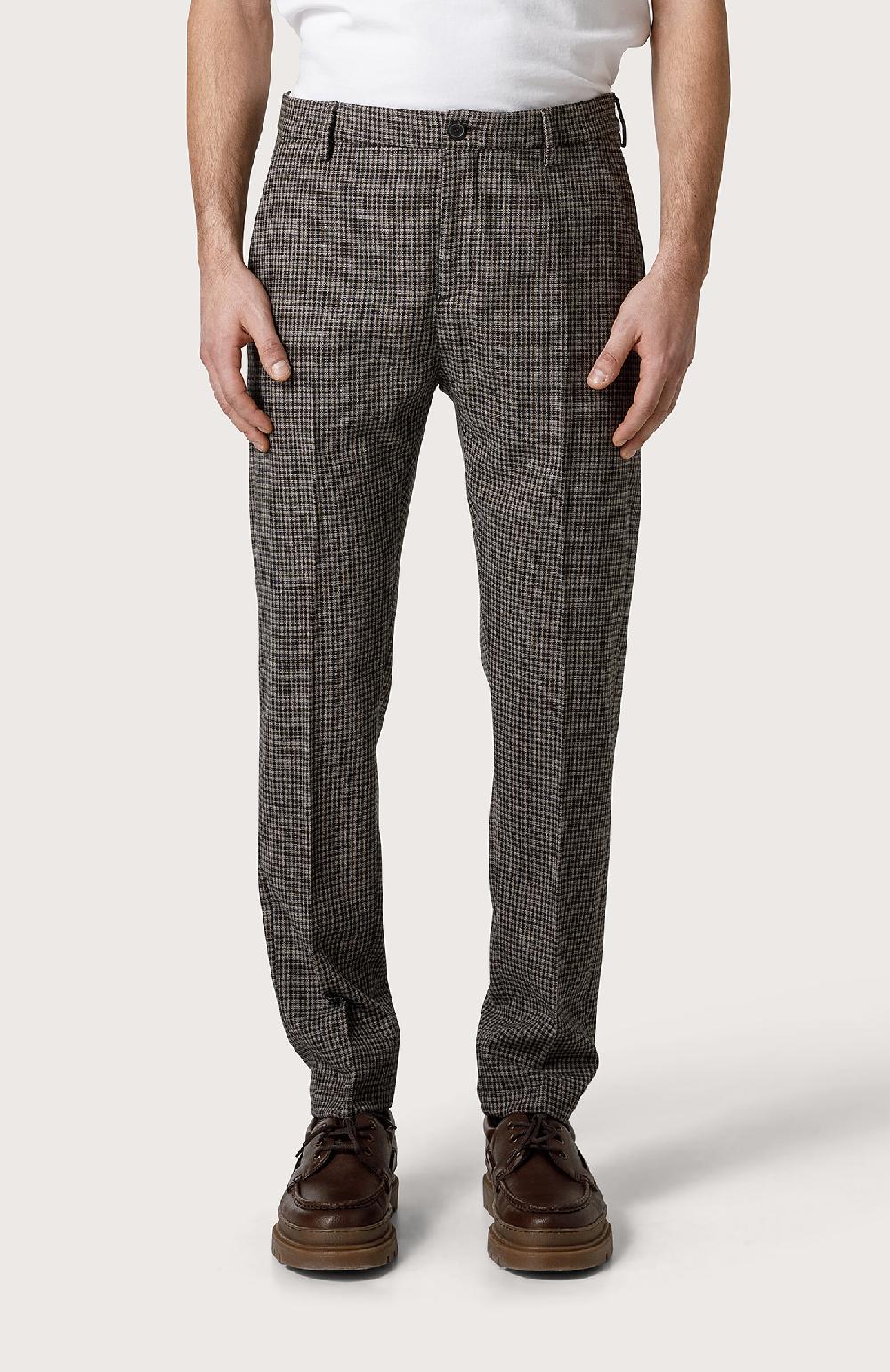Seventy Pantalone chino in lana stretch - Col. Marrone Offerta San Valentino