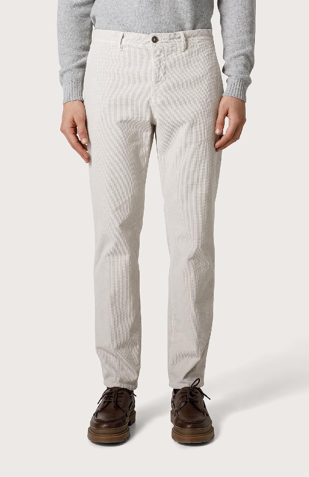 Seventy Chino in velluto - Col. Bianco Smaltimento dello stoccaggio