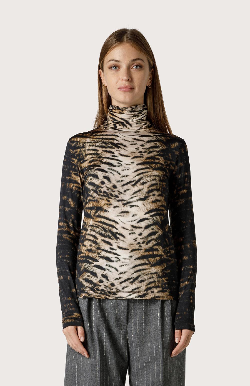 Seventy Lupetto in jersey animalier - Col. Neutro Offerte giornaliere