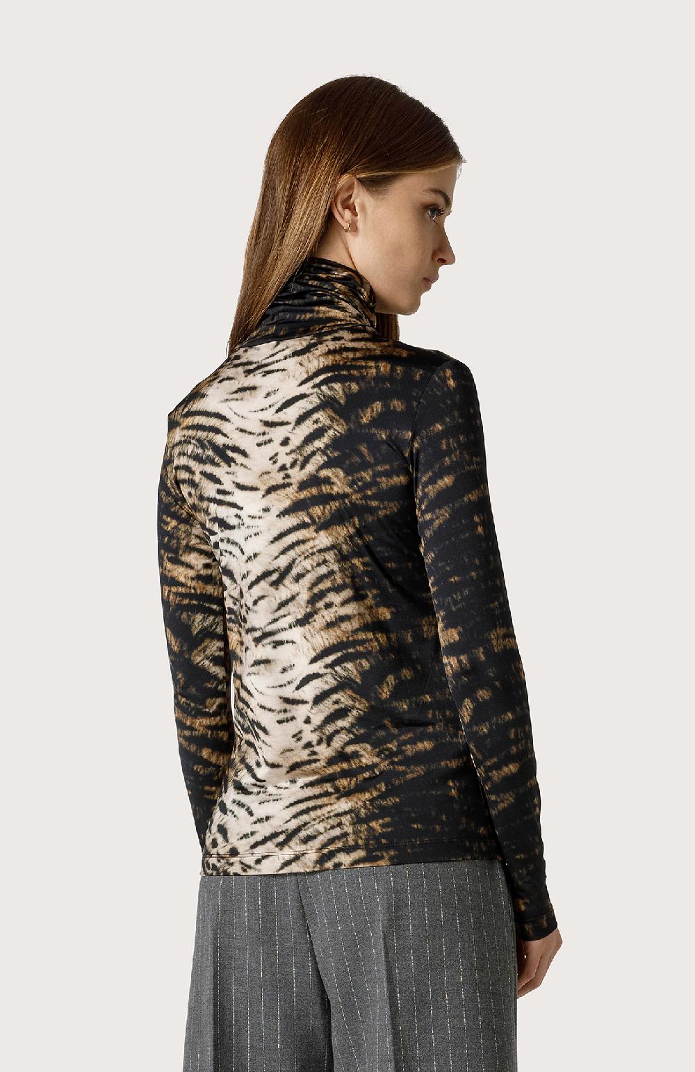 Seventy Lupetto in jersey animalier - Col. Neutro Offerte giornaliere