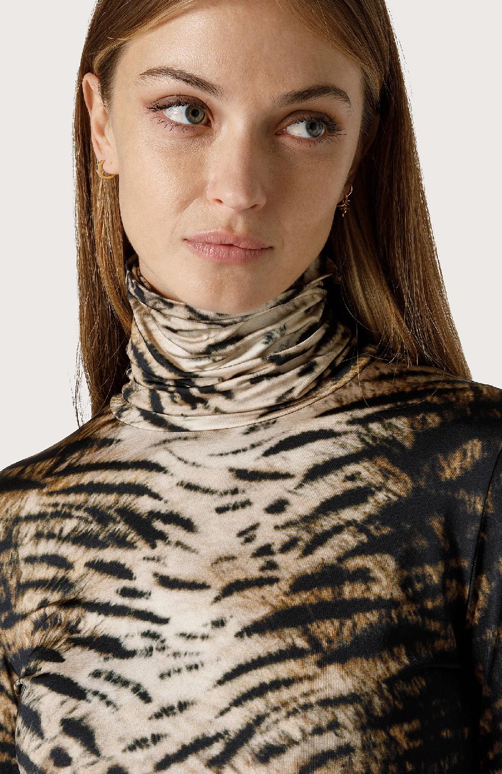 Seventy Lupetto in jersey animalier - Col. Neutro Offerte giornaliere