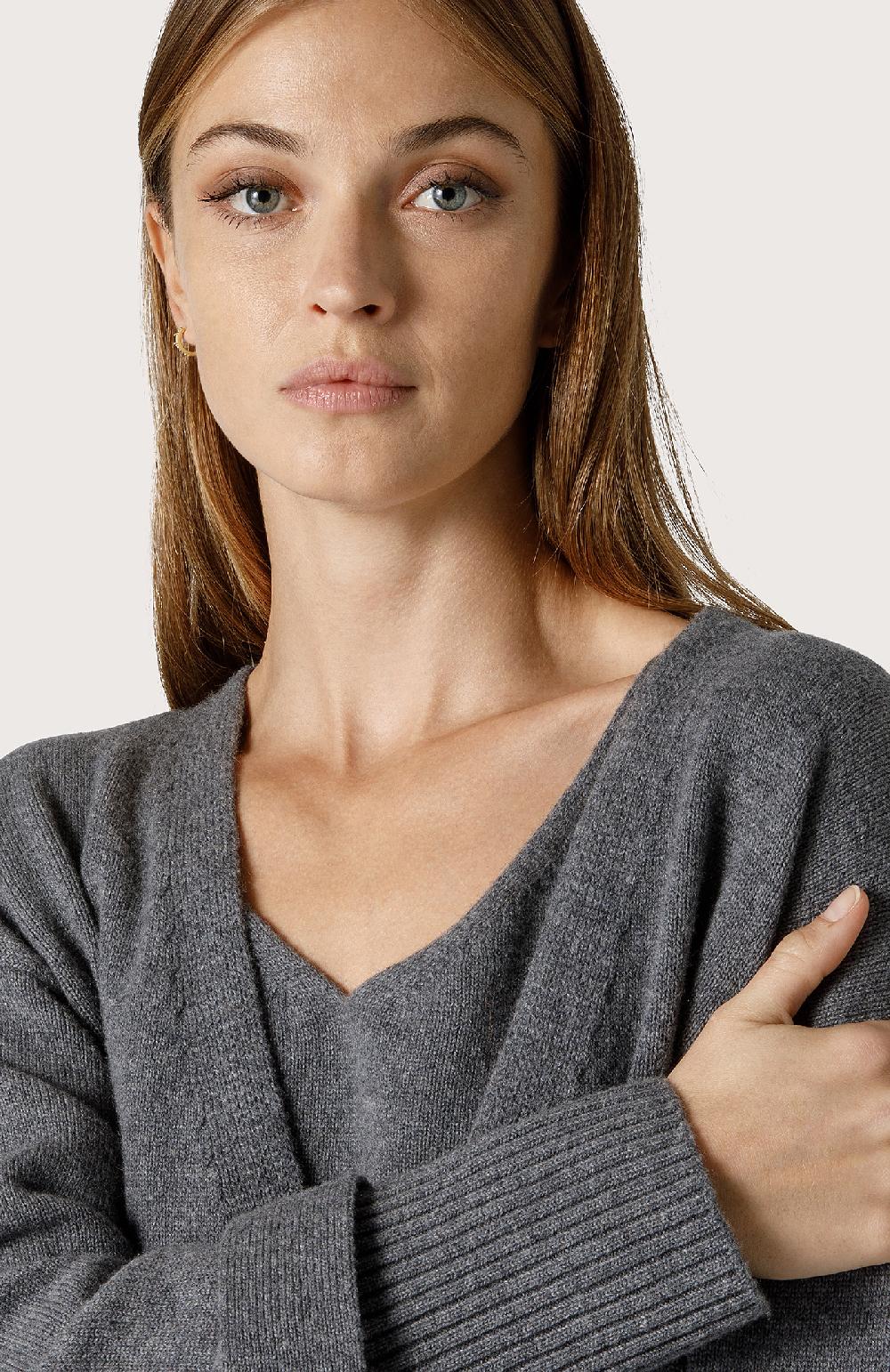 Seventy Twin set in misto cashmere - Col. Grigio Offerte speciali