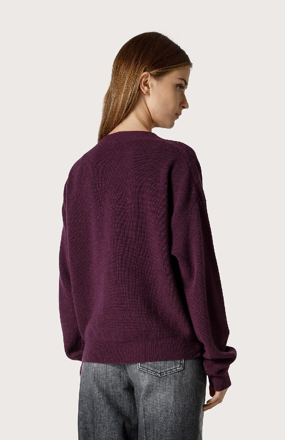 Seventy Maglia girocollo in misto cashmere - Col. Viola Prezzo basso