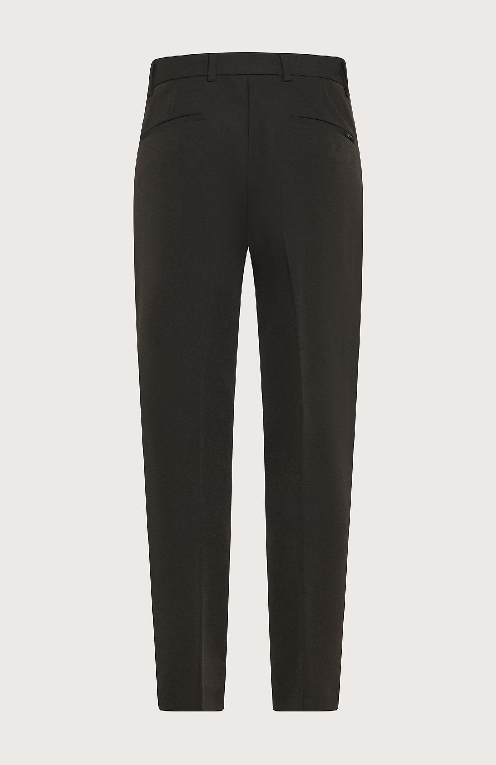 Seventy Pantalone slim fit alla caviglia in poly bielastic - Col. Nero Ritorno libero
