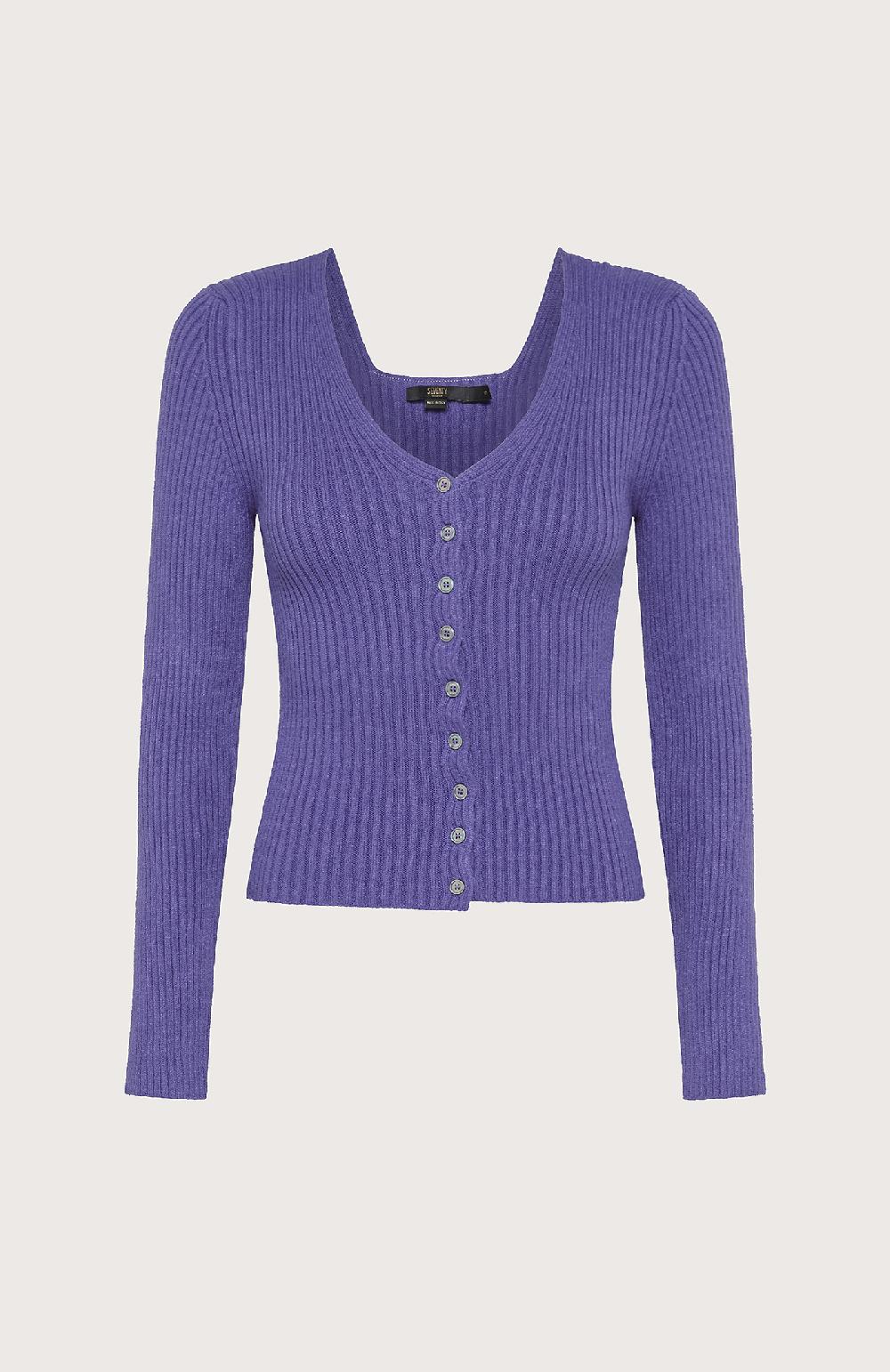 Seventy Cardigan attillato - Col. Viola Fino al 65% di sconto