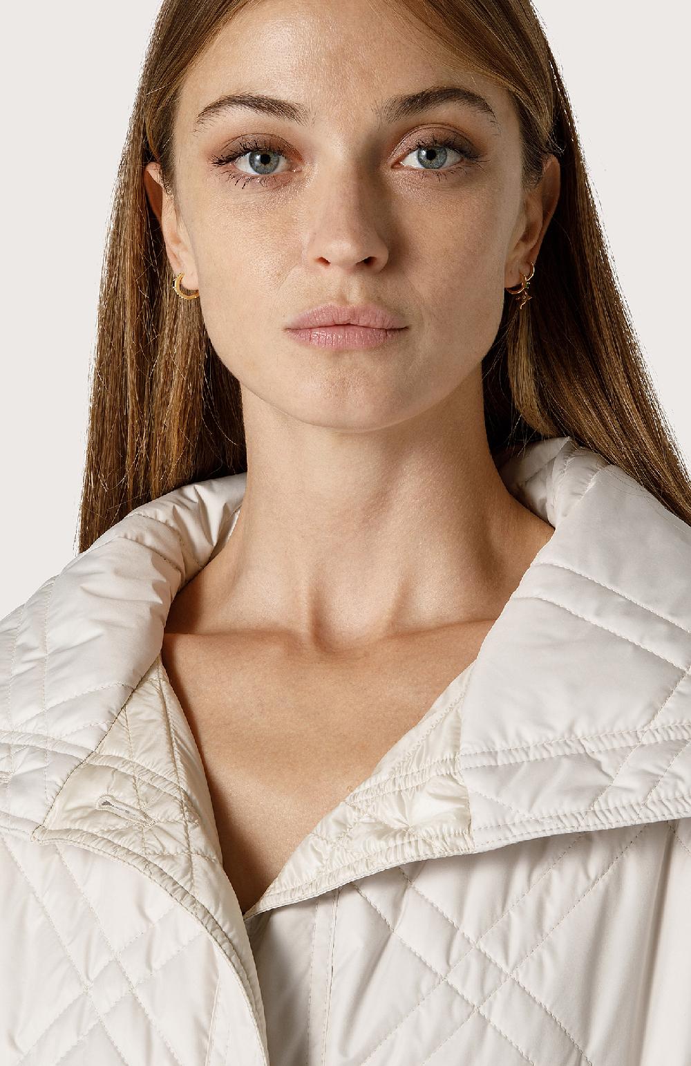 Seventy Gilet trapuntato lungo - Col. Bianco Italia