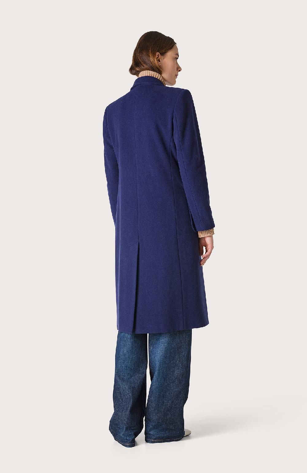 Seventy Cappotto doppiopetto al ginocchio - Col. Blu Affare Del Giorno