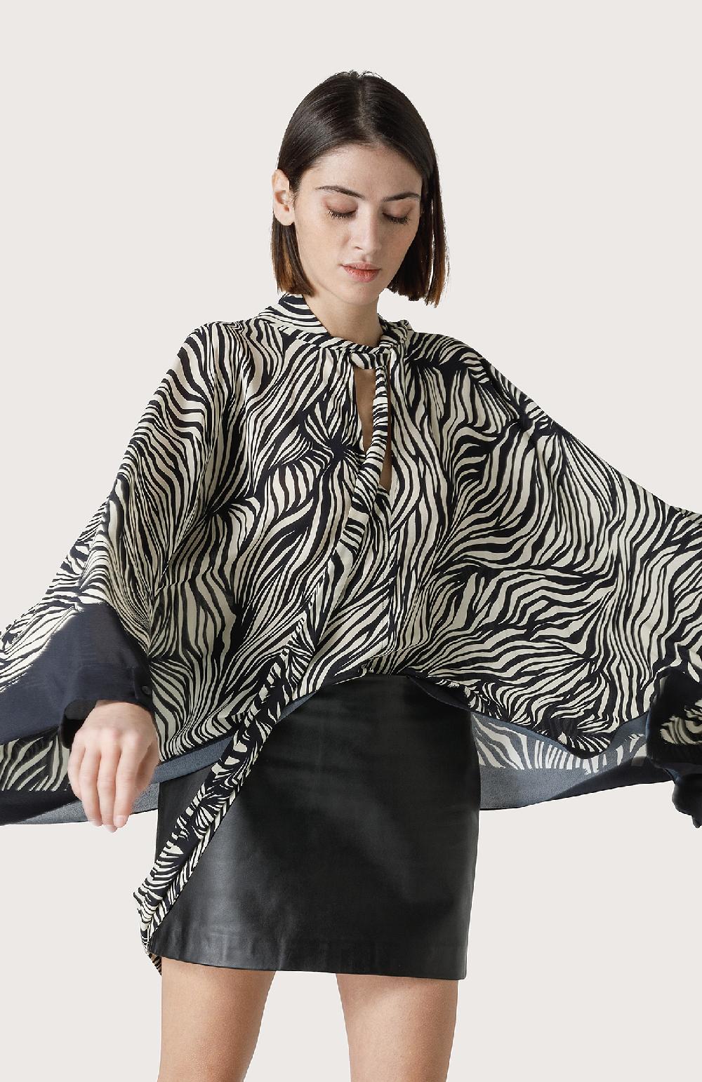 Seventy Maxi camicia effetto poncho - Col. Nero Sottocosto