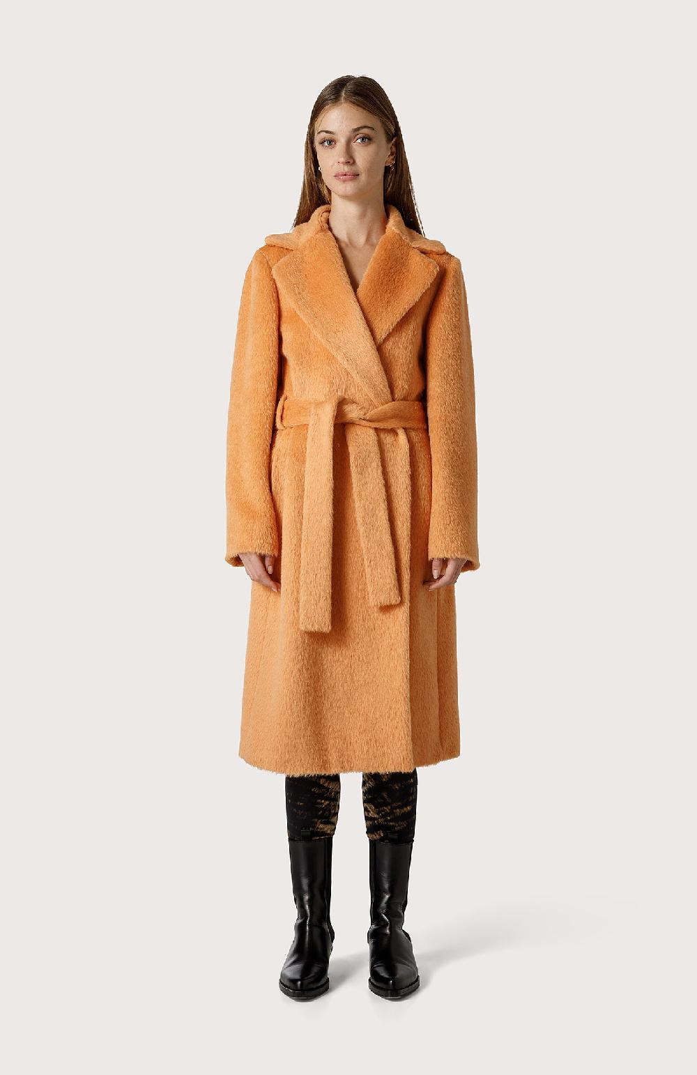 Seventy Cappotto in panno misto alpaca - Col. Arancione Convenienza