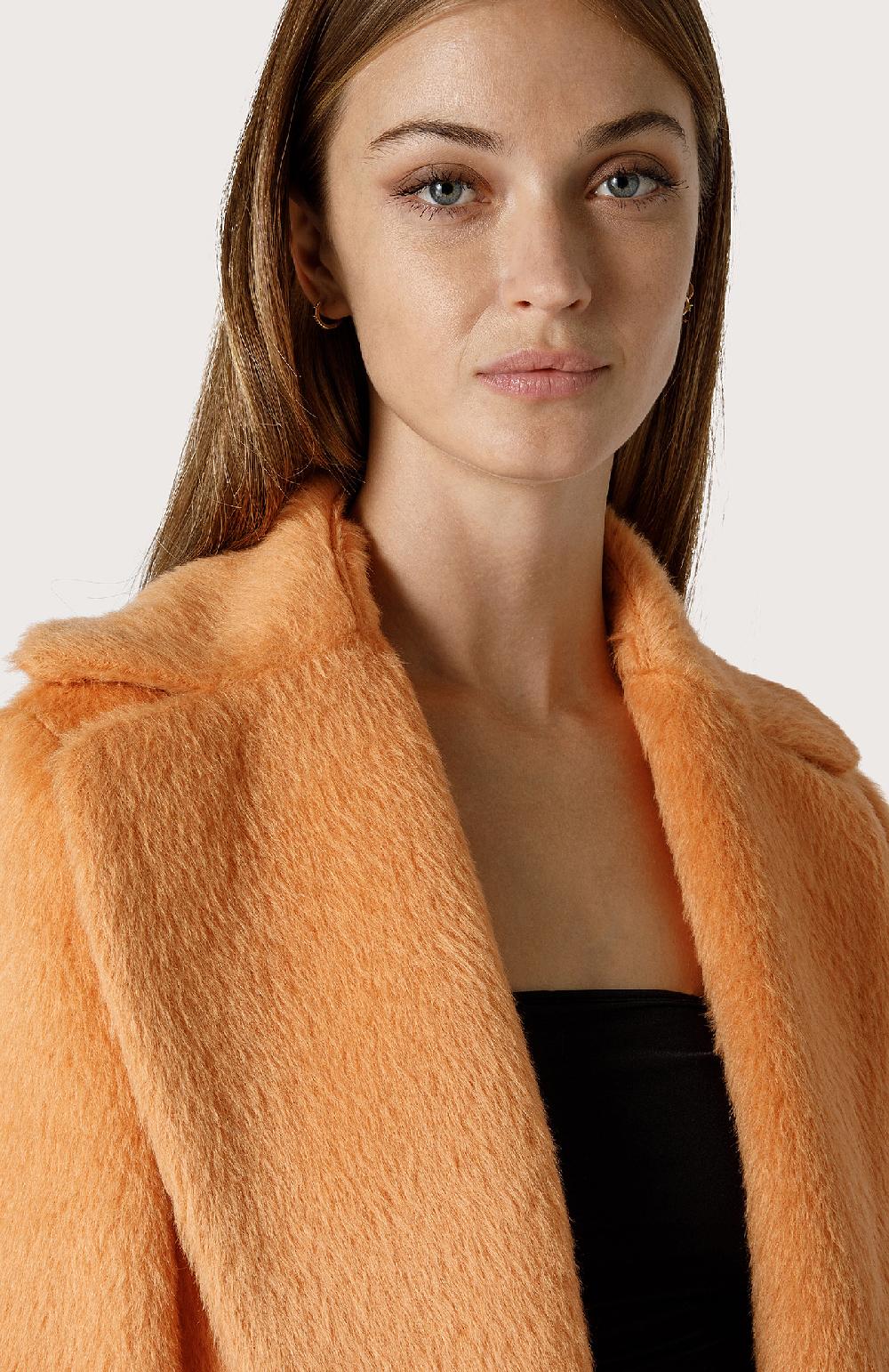 Seventy Cappotto in panno misto alpaca - Col. Arancione Convenienza