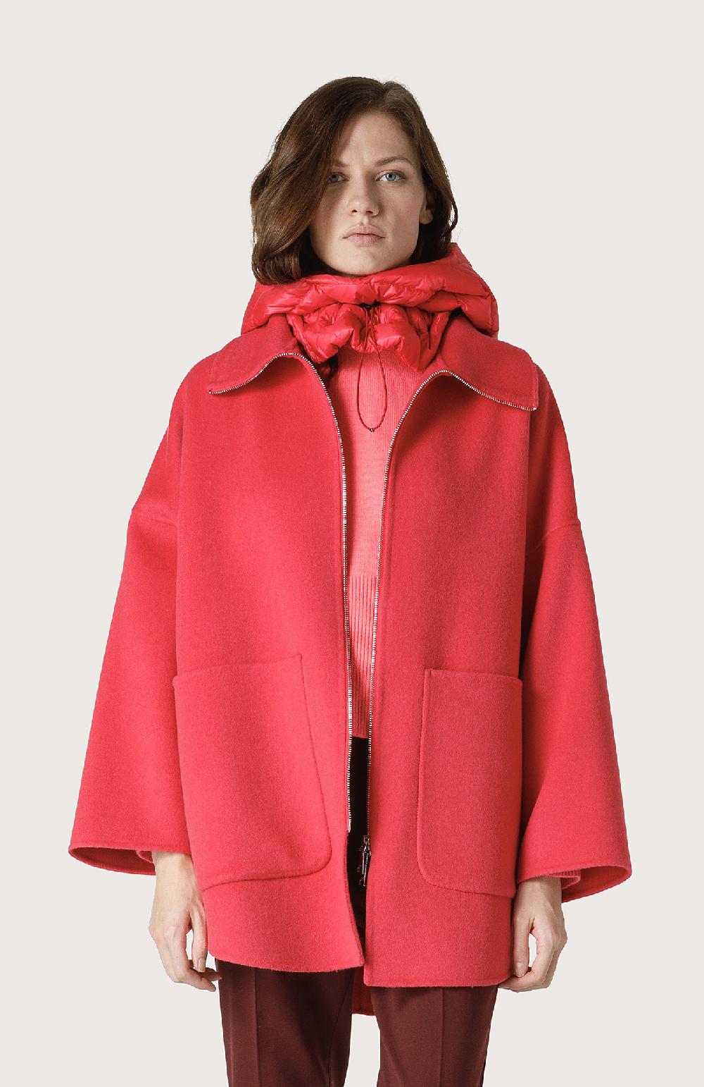 Seventy Giaccone mantella over - Col. Rosso Presa