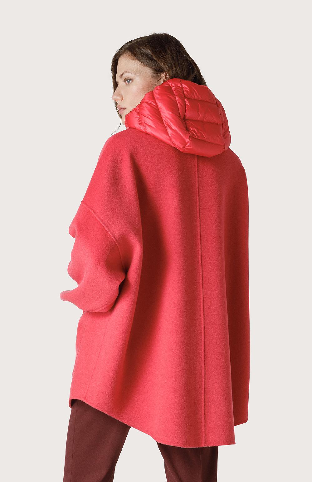 Seventy Giaccone mantella over - Col. Rosso Presa