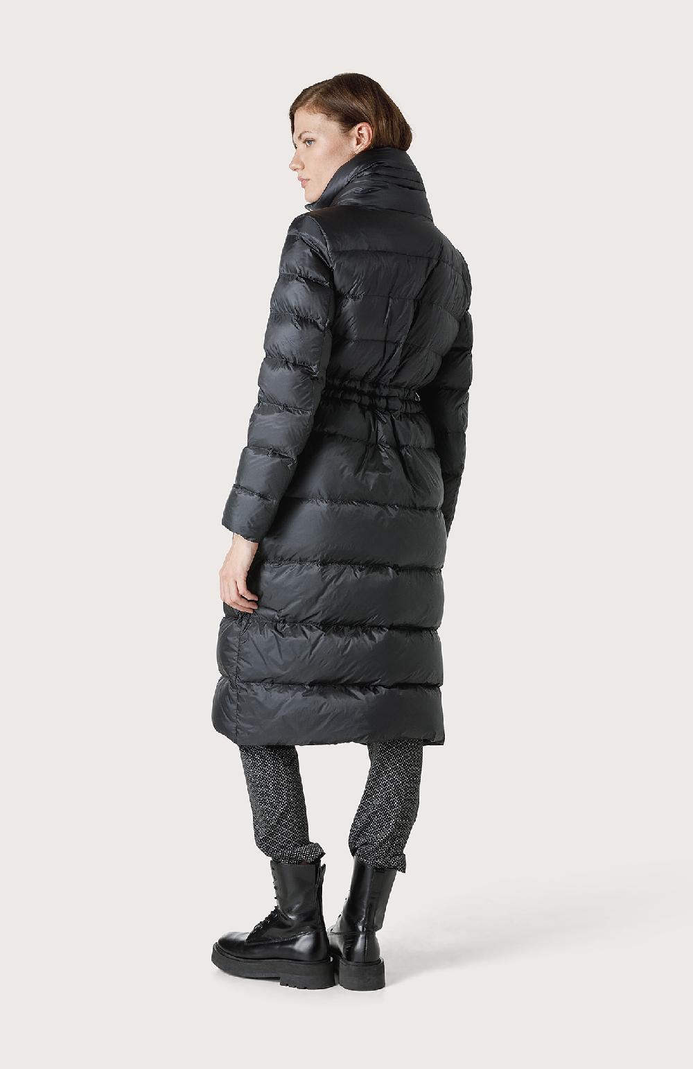 Seventy Piumino lungo abbottonato - Col. Nero Outlet
