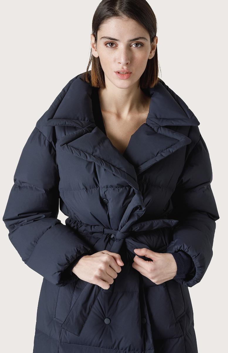 Seventy Piumino trapuntato lungo - Col. Blu Prezzo di fabbrica