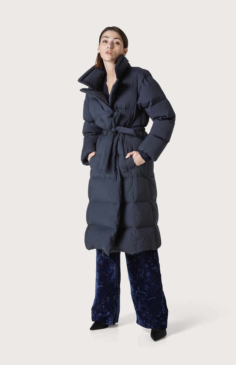 Seventy Piumino trapuntato lungo - Col. Blu Prezzo di fabbrica