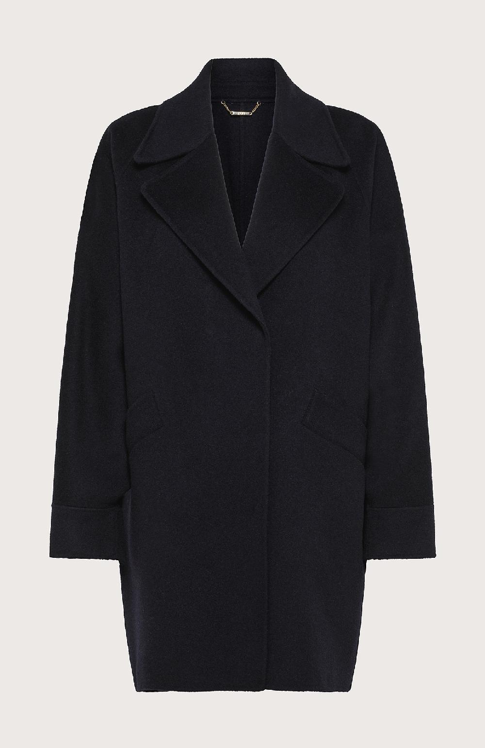 Seventy Cappotto over con manica pipistrello - Col. Blu Offerta speciale