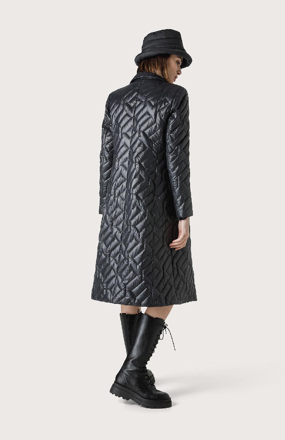 Seventy Cappotto trapuntato a due bottoni - Col. Nero Comprare a buon mercato
