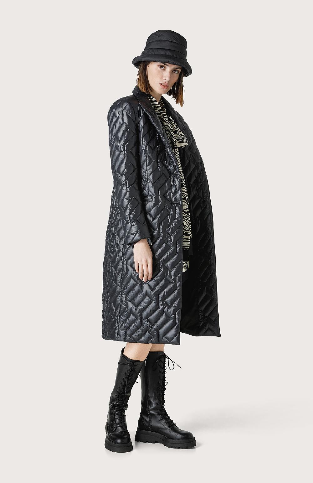 Seventy Cappotto trapuntato a due bottoni - Col. Nero Comprare a buon mercato