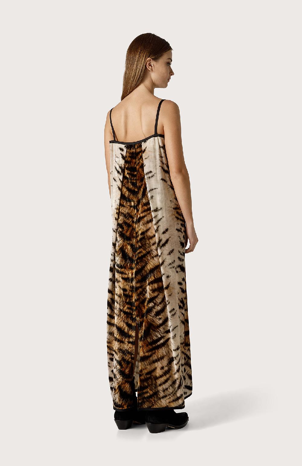 Seventy Abito in velluto animalier - Col. Neutro Shopping online