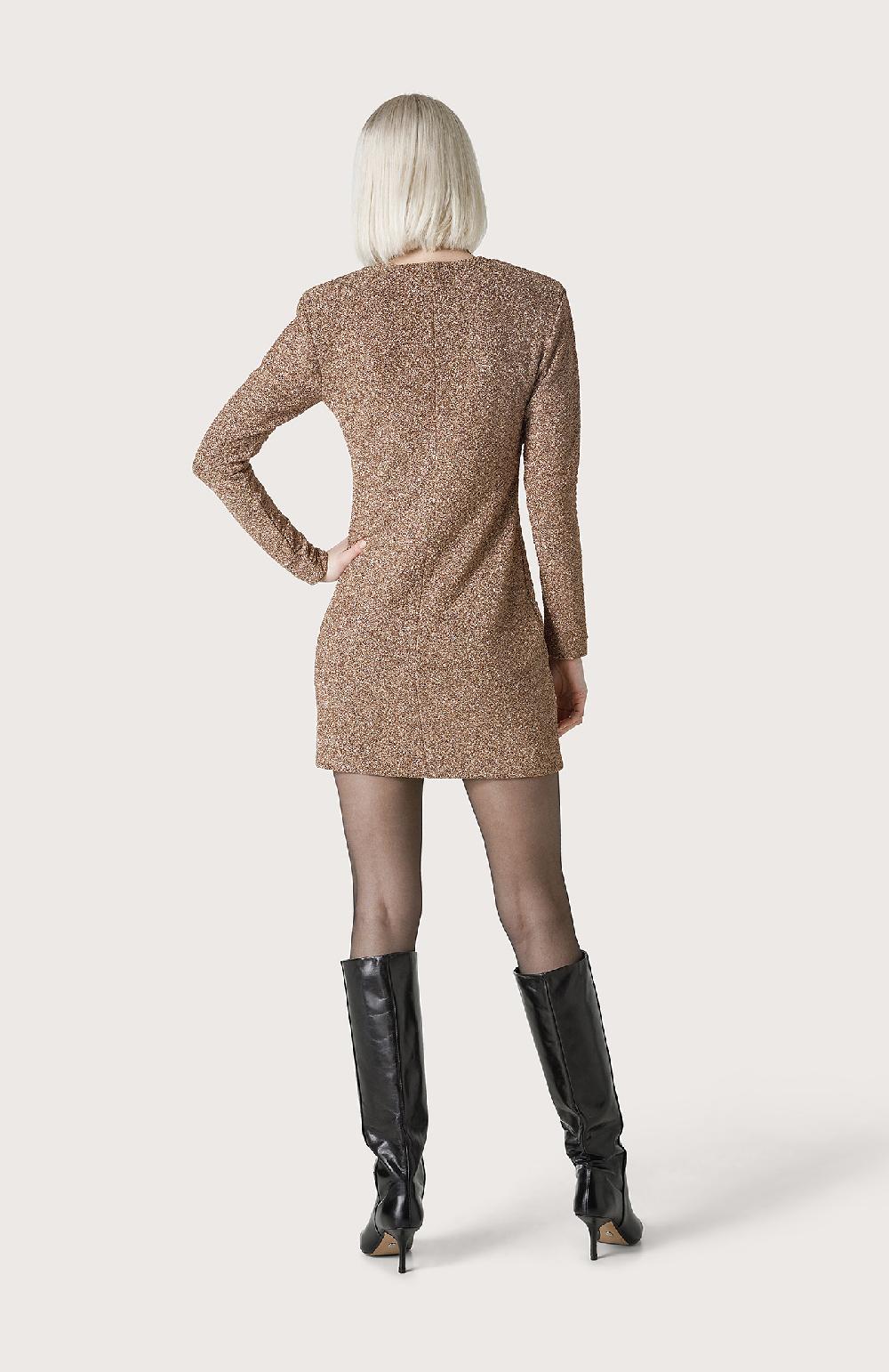 Seventy Abito mini in lurex - Col. Marrone Black Friday