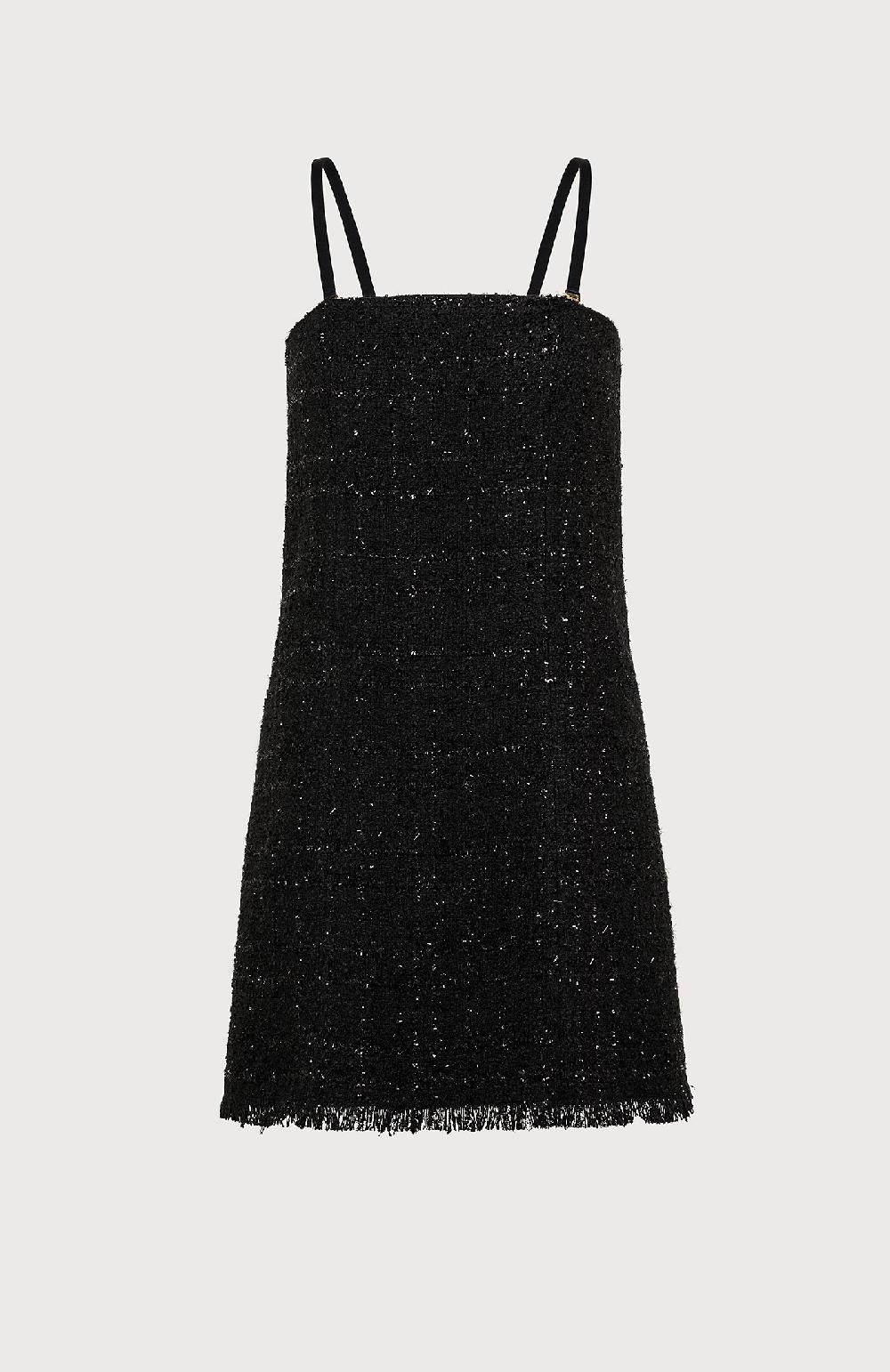 Seventy Mini abito scollato - Col. Nero