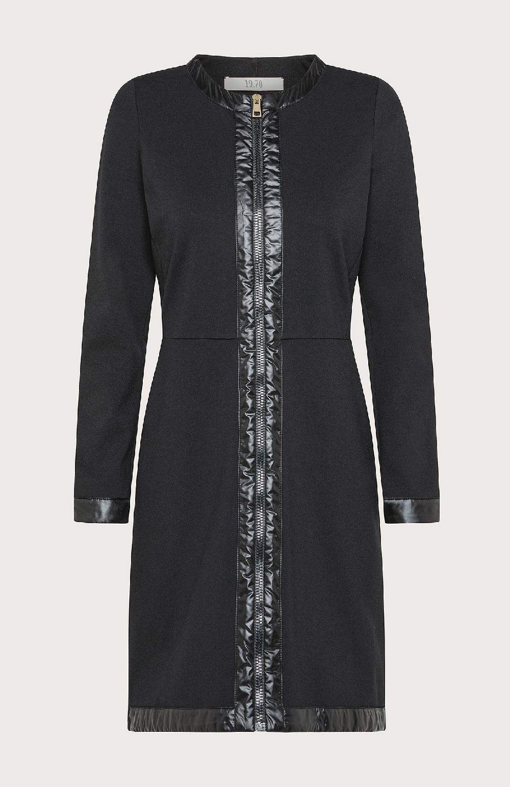 Seventy Abito con bordi in contrasto e zip - Col. Nero Offerta migliore