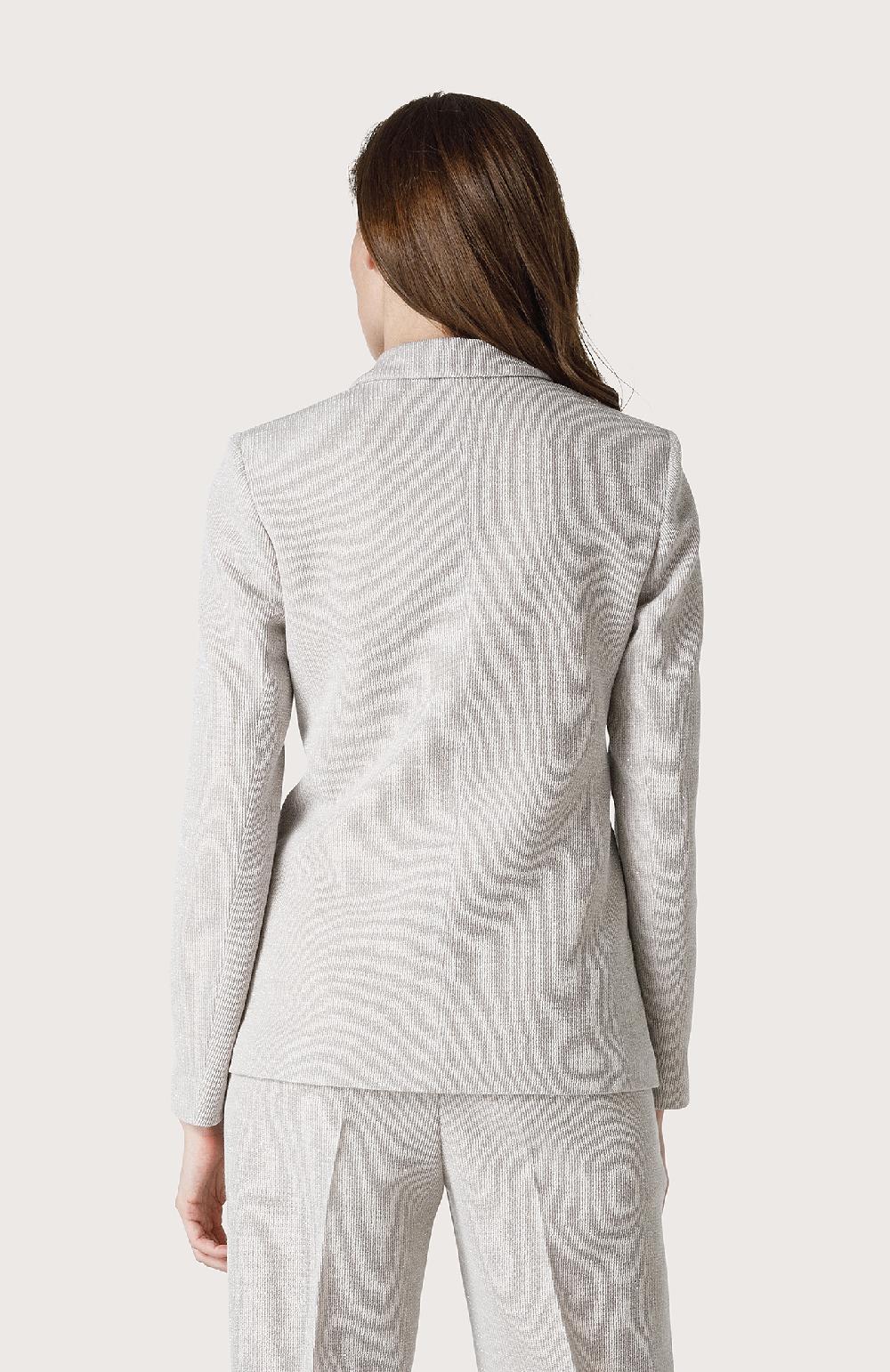 Seventy Giacca monopetto in filo lurex - Col. Grigio Offerta temporanea