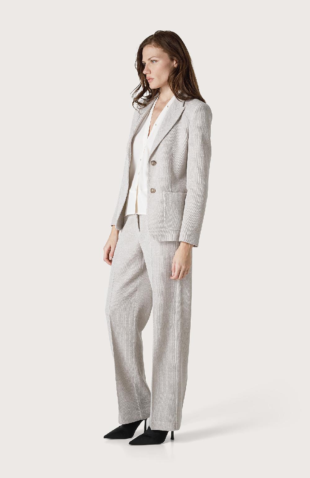 Seventy Giacca monopetto in filo lurex - Col. Grigio Offerta temporanea