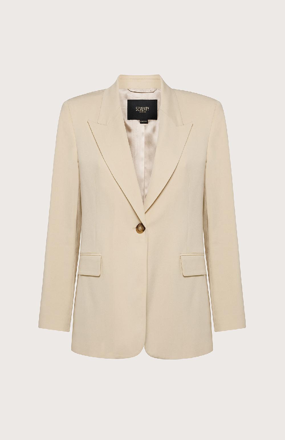 Seventy Blazer monopetto in viscosa stretch - Col. Neutro Grandi sconti