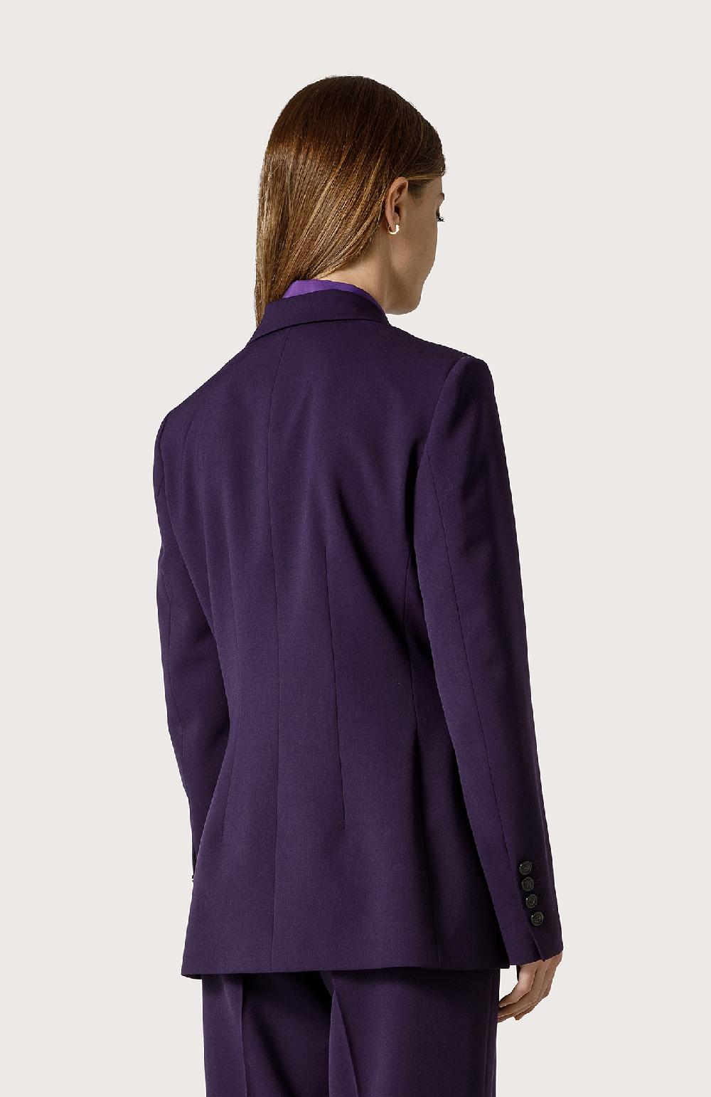 Seventy Blazer monopetto in lana stretch - Col. Viola Super Saving Price