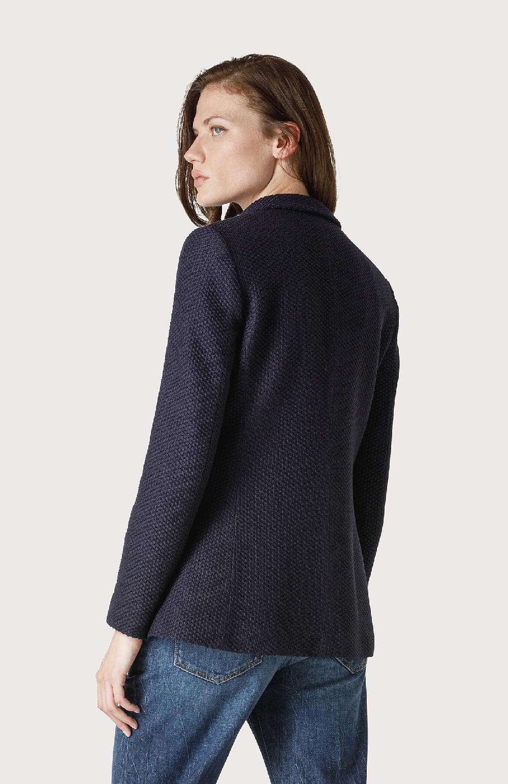 Seventy Giacca doppiopetto a maglia - Col. Blu Ritorno libero