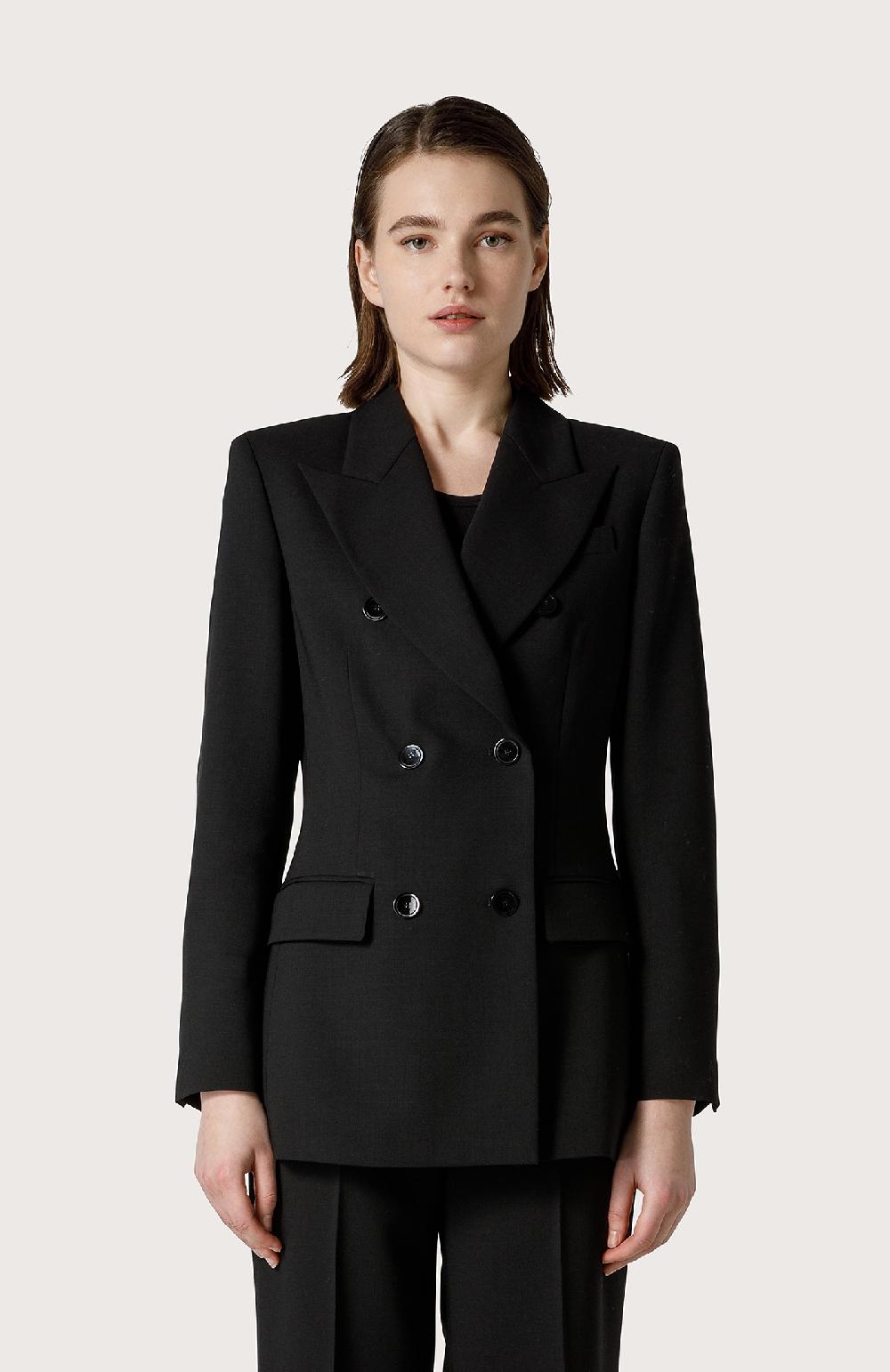 Seventy Blazer doppio petto in pura lana - Col. Nero Ultimi tre giorni